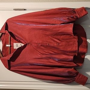 NWT Iridescent Button-down Blouse